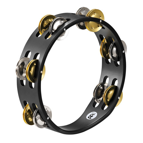 Meinl CTA2M-BK тамбурин деревянный двухрядный, цвет чёрный Meinl CTA2M-BK тамбурин деревянный двухрядный, цвет чёрный