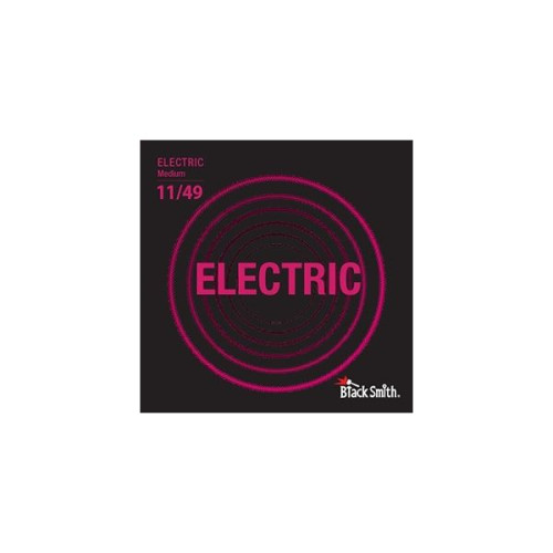 BlackSmith Electric Medium 11/49 струны для электрогитары, 11-49, намотка из никеля BlackSmith Electric Medium 11/49 струны для электрогитары, 11-49, намотка из никеля