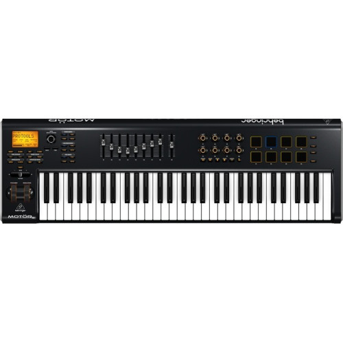 Behringer Motor-61 MIDI-клавиатура, 61 клавиша Behringer Motor-61 MIDI-клавиатура, 61 клавиша