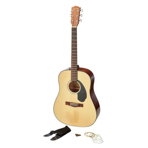 Fender CD-60S Dreadnought Pack Natural гитарный комплект (акустическая гитара, струны, ремень, медиаторы) Fender CD-60S Dreadnought Pack Natural гитарный комплект (акустическая гитара, струны, ремень, медиаторы)