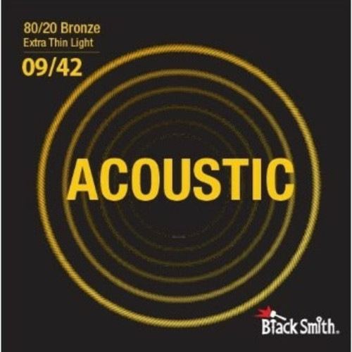 BlackSmith Phosphor Bronze Extra Thin Light 9/42 струны для акустической гитары, 9-42, фосфор бронза BlackSmith Phosphor Bronze Extra Thin Light 9/42 струны для акустической гитары, 9-42, фосфор бронза
