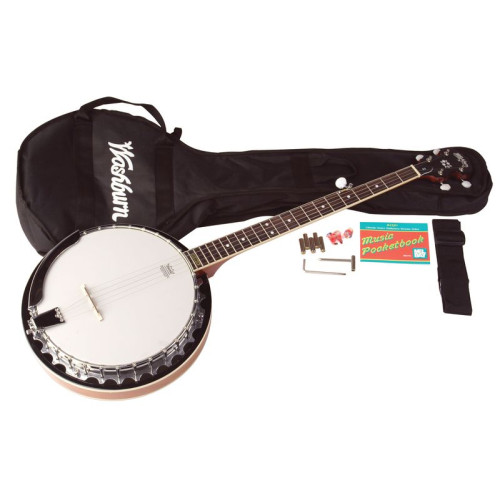 Washburn B8K комплект банджо, чехол, ремень