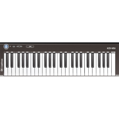 Axelvox KEY49j Black динамическая MIDI клавиатура USB, 49 клавиш, цвет черный Axelvox KEY49j Black динамическая MIDI клавиатура USB, 49 клавиш, цвет черный