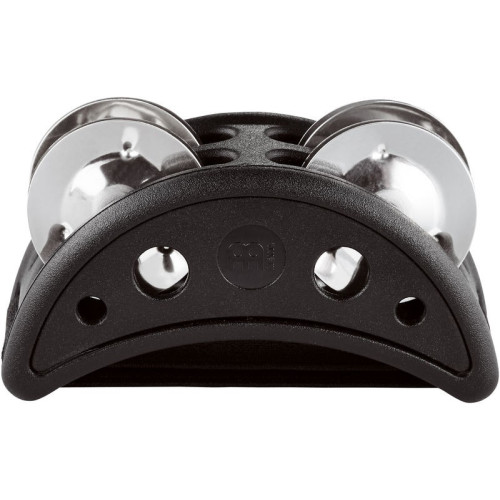 Meinl CFJS2S-BK компактный ножной тамбурин, цвет чёрный Meinl CFJS2S-BK компактный ножной тамбурин, цвет чёрный