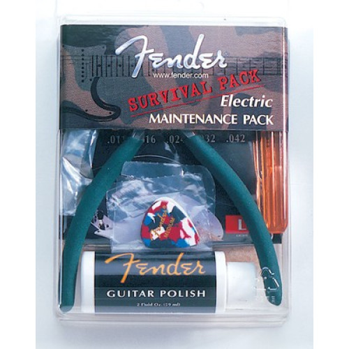 Fender ELECTRIC SURVIVOR PACK набор для ухода за э / гитарой (струны, медиаторы, ключи, кусачики, вертушок, полироль) Fender ELECTRIC SURVIVOR PACK набор для ухода за э / гитарой (струны, медиаторы, ключи, кусачики, вертушок, полироль)