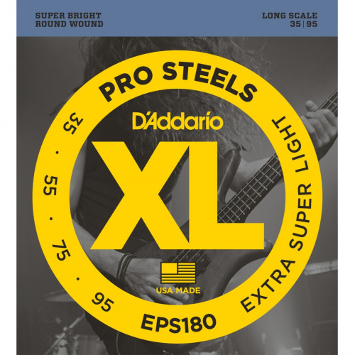 D'Addario EPS180 комплект струн для бас-гитары, 35-95 D'Addario EPS180 комплект струн для бас-гитары, 35-95