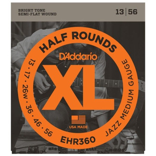D'Addario EHR-360 струны для электрогитары, тощина 13-56 D'Addario EHR-360 струны для электрогитары, тощина 13-56