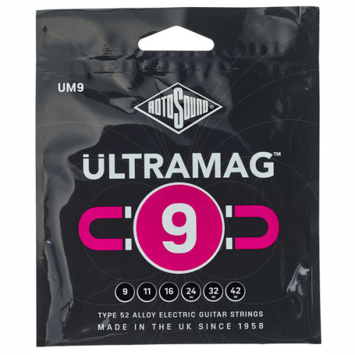 Rotosound UM9 Ultramag струны для электрогитары, 9-42 Rotosound UM9 Ultramag струны для электрогитары, 9-42