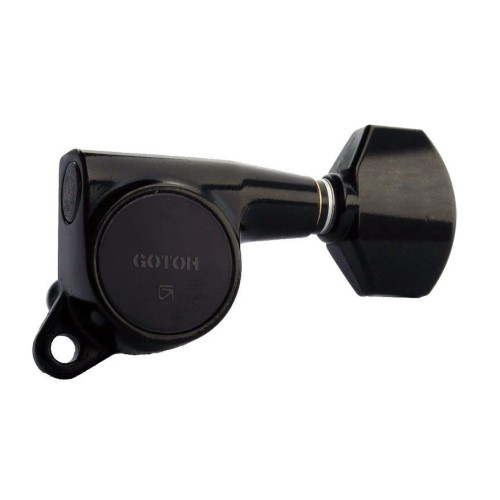 Gotoh SG381-MG-07-B (L6) колки локовые, автозажим, 6 в линию, цвет черный Gotoh SG381-MG-07-B (L6) колки локовые, автозажим, 6 в линию, цвет черный