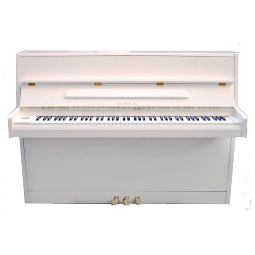 Samick JS112RID/WHHP пианино, цвет белый полированный