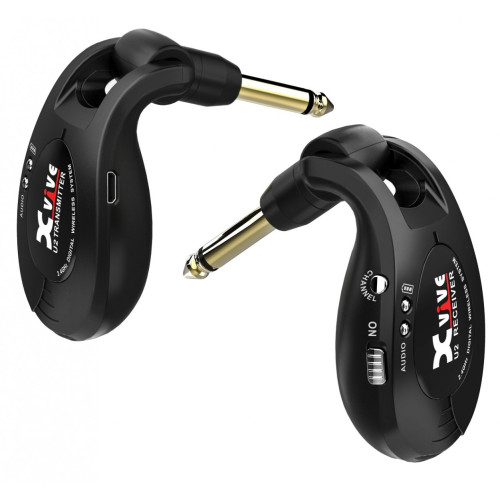 XVive U2 Guitar wireless system black цифровая гитарная беспроводная система, цвет черный XVive U2 Guitar wireless system black цифровая гитарная беспроводная система, цвет черный