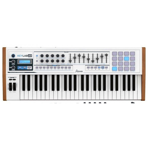 Arturia KeyLab 49 Producer Pack 49 клавишная полувзвешенная динамическая MIDI клавиатура Arturia KeyLab 49 Producer Pack 49 клавишная полувзвешенная динамическая MIDI клавиатура