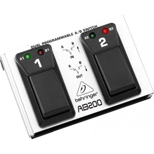 Behringer AB200 Dual A/B Switch программируемый двойной педальный переключатель
