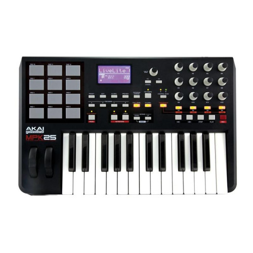 Akai Pro MPK25 MIDI-клавиатура, 25 полувзвешенных клавиш Akai Pro MPK25 MIDI-клавиатура, 25 полувзвешенных клавиш