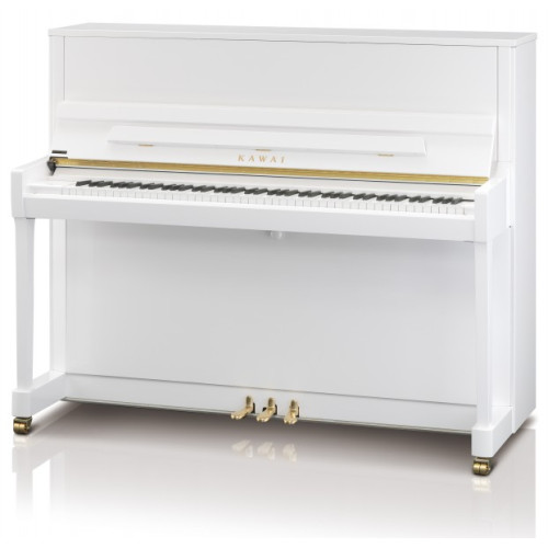 Kawai K-300 WH/P пианино, цвет белый полированный