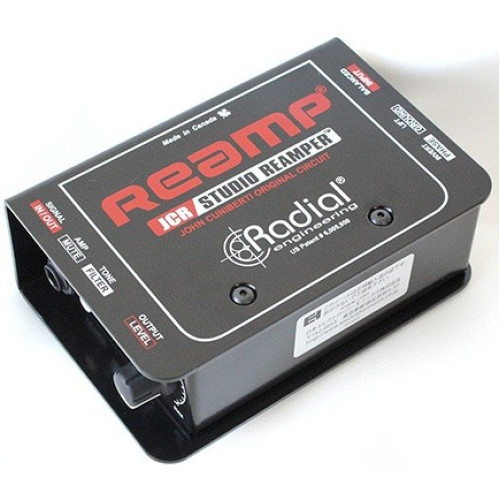 Radial Reamp JCR реампер, конвертер линейного сигнала (балансный - гитарный) Radial Reamp JCR реампер, конвертер линейного сигнала (балансный - гитарный)