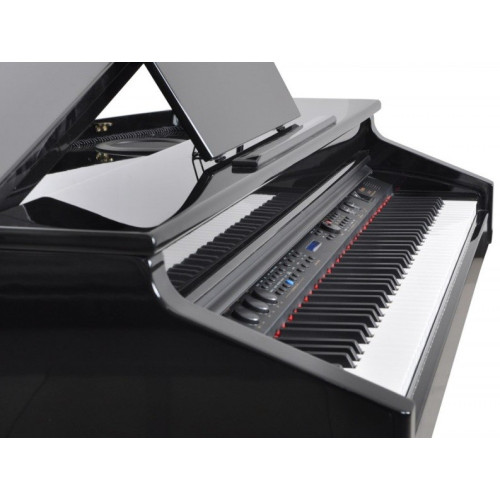 Artesia AG-28F цифровой кабинетный рояль с автоаккомпанементом, цвет черный глянцевый, 88 клавиш