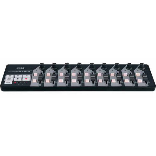 Korg nano KONTROL Black сверхтонкий USB-контроллер Korg nano KONTROL Black сверхтонкий USB-контроллер