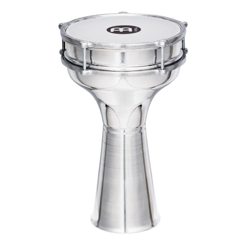 Meinl HE-104 дарбука 8" x 14 1/2", цвет сталь Meinl HE-104 дарбука 8" x 14 1/2", цвет сталь