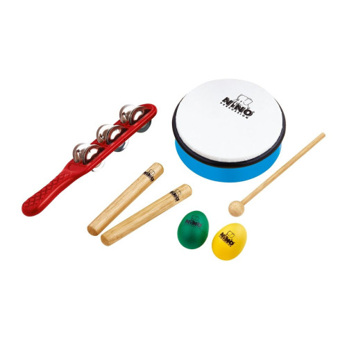 Meinl NINOSET3 детский перкуссионный набор, 7 предметов Meinl NINOSET3 детский перкуссионный набор, 7 предметов