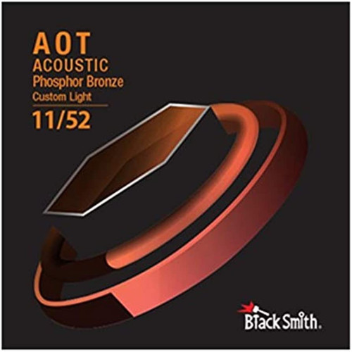BlackSmith AOT Acoustic Phosphor Bronze Custom Light 11/52 струны для акустической гитары, 11-52 BlackSmith AOT Acoustic Phosphor Bronze Custom Light 11/52 струны для акустической гитары, 11-52