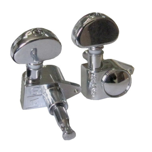 Samick GH102 CR (R3, L3) Grover колки для электро./ акуст. гитары, хром Samick GH102 CR (R3, L3) Grover колки для электро./ акуст. гитары, хром