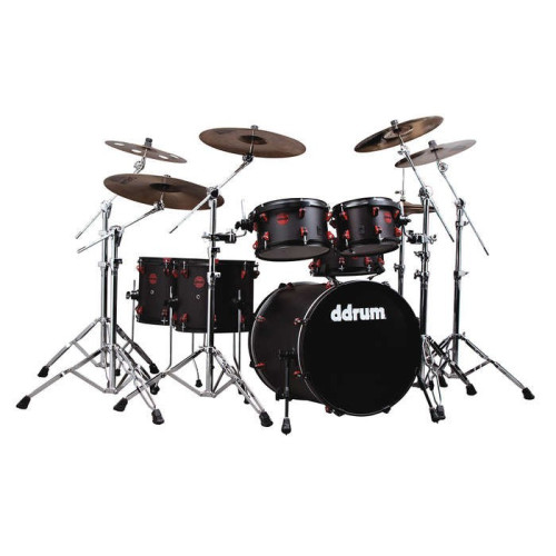 Ddrum Hybrid 6 BLK Red барабанная установка Ddrum Hybrid 6 BLK Red барабанная установка