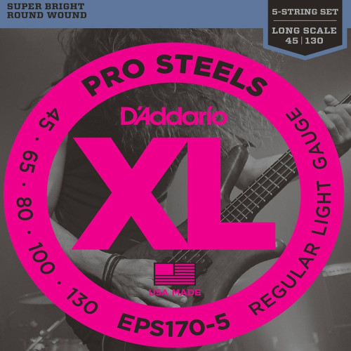 D'Addario EPS170S струны для бас-гитары Pro Steel 45-100 D'Addario EPS170S струны для бас-гитары Pro Steel 45-100