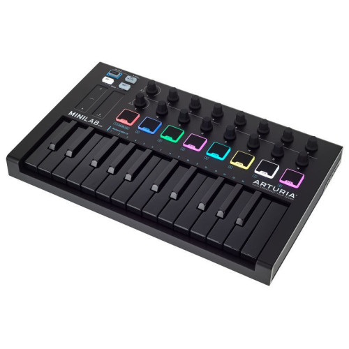 Arturia MiniLab mkII Deep Black Edition MIDI мини-клавиатура, 25 клавиш Arturia MiniLab mkII Deep Black Edition MIDI мини-клавиатура, 25 клавиш