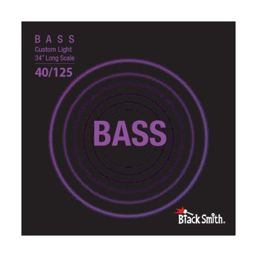 BlackSmith Bass Custom Light 34" Long Scale 40/125 струны для 5-стр бас-гитары, 40-125, 34" BlackSmith Bass Custom Light 34" Long Scale 40/125 струны для 5-стр бас-гитары, 40-125, 34"