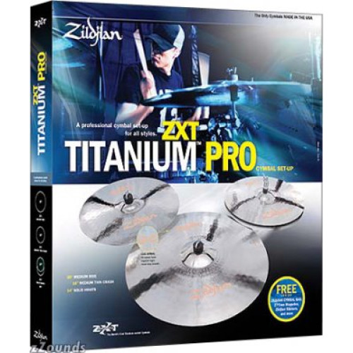 Zildjian ZXT Titanium Pro Setup набор тарелок (14' HiHats, 16' Crash, 20' Ride) с чехлом для тарелок Zildjian ZXT Titanium Pro Setup набор тарелок (14' HiHats, 16' Crash, 20' Ride) с чехлом для тарелок