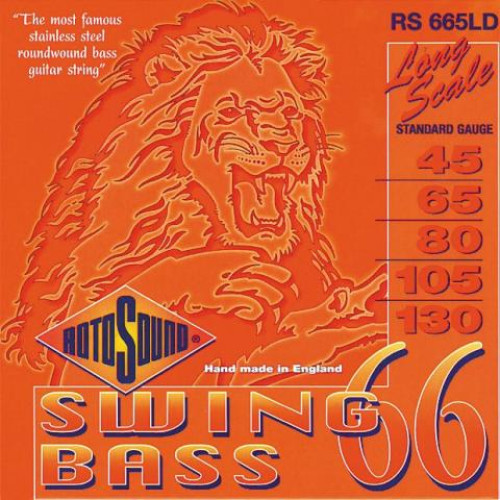 Rotosound RS665LD струны для 5-струнной бас-гитары 45-130, стальные Rotosound RS665LD струны для 5-струнной бас-гитары 45-130, стальные