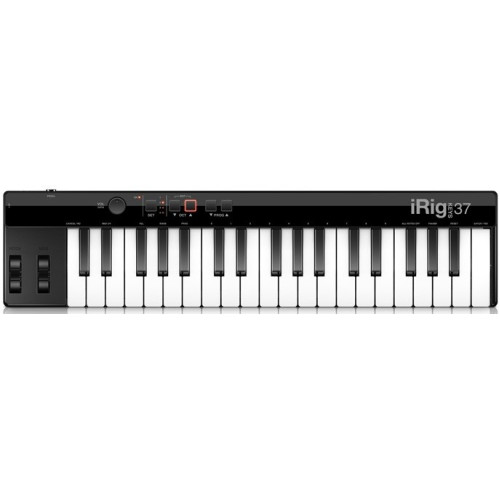 IK Multimedia iRig Keys 37 37-клавишный USB MIDI контроллер для Mac и PC IK Multimedia iRig Keys 37 37-клавишный USB MIDI контроллер для Mac и PC