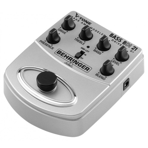 Behringer BDI21 V-Tone Bass Driver педаль моделирования басовых усилителей / предусилитель для прямой записи / DI-бокс Behringer BDI21 V-Tone Bass Driver педаль моделирования басовых усилителей / предусилитель для прямой записи / DI-бокс