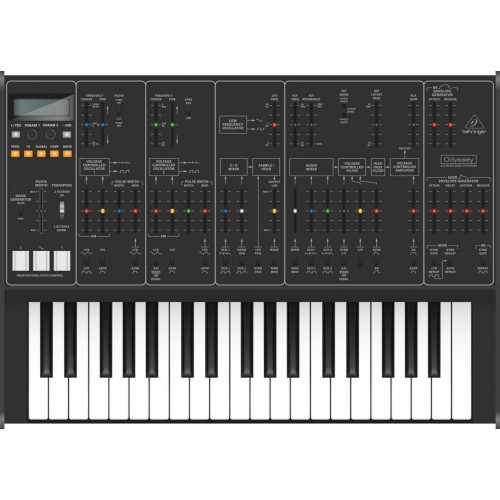 Behringer Odyssey аналоговый синтезатор с двумя осцилляторами Behringer Odyssey аналоговый синтезатор с двумя осцилляторами