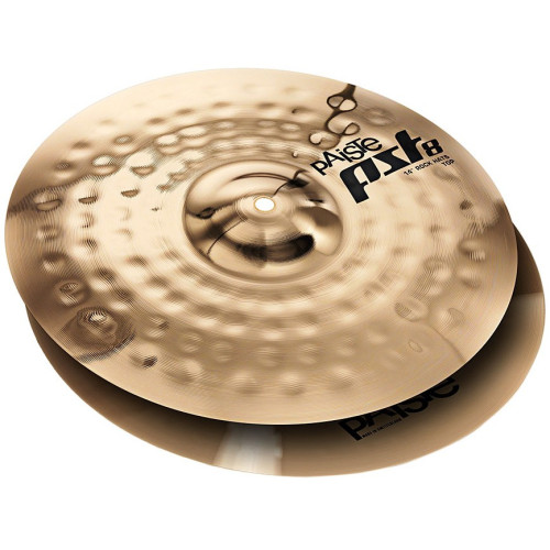 Paiste 14" PST 8 Reflector тарелки хай-хет (пара) Paiste 14" PST 8 Reflector тарелки хай-хет (пара)