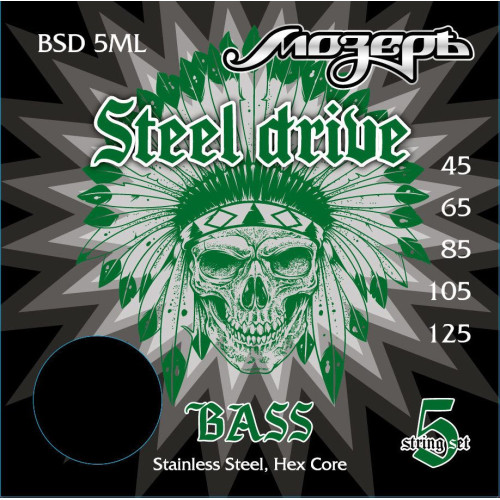 Мозеръ BSD 5ML струны для 5-струнной баc-гитары Med-Light Мозеръ BSD 5ML струны для 5-струнной баc-гитары Med-Light