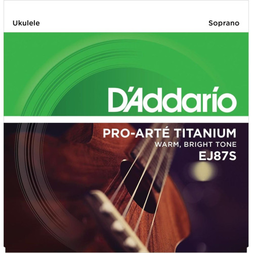 D'Addario EJ87S струны для укулеле сопрано, нейлон Titanium