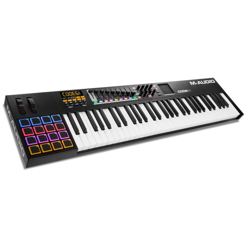M-Audio Code 61 Black USB MIDI клавиатура, 61 клавиша M-Audio Code 61 Black USB MIDI клавиатура, 61 клавиша