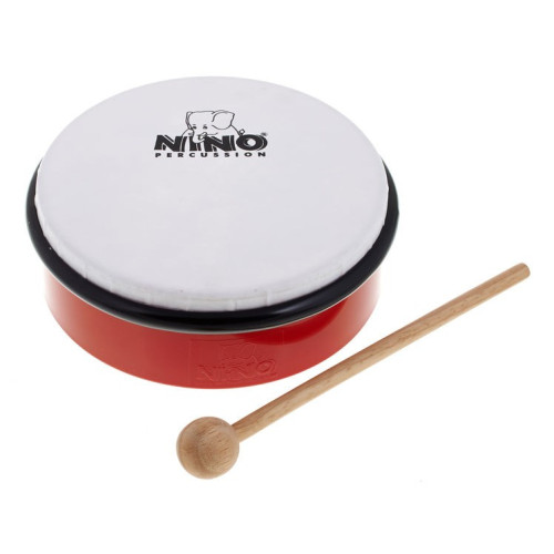 Meinl NINO4R ручной барабан 6' с колотушкой, цвет красный Meinl NINO4R ручной барабан 6' с колотушкой, цвет красный