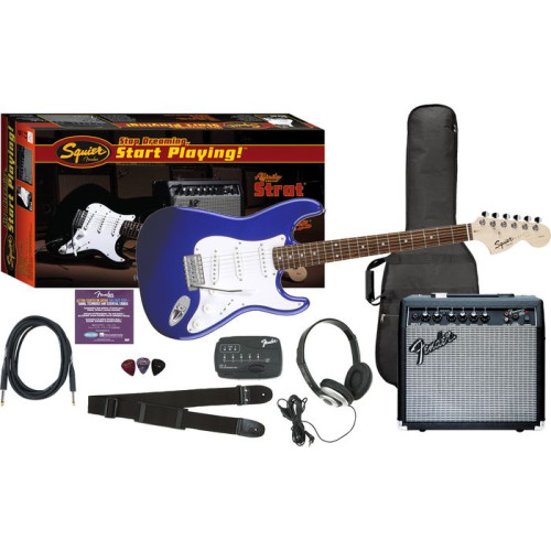 Fender SQUIER AFFINITY SPECIAL STRAT&FRONTMAN 15 G AMP-METALLIC BLUE набор гитариста Fender SQUIER AFFINITY SPECIAL STRAT&FRONTMAN 15 G AMP-METALLIC BLUE набор гитариста