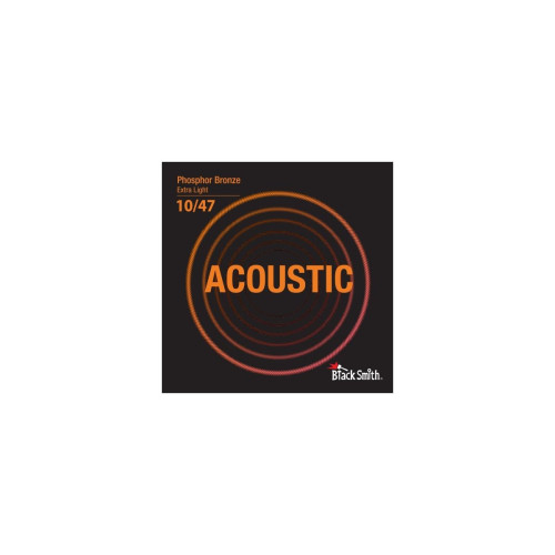 BlackSmith Phosphor Bronze Extra Light 10/47 струны для акустической гитары, 10-47, фосфор бронза BlackSmith Phosphor Bronze Extra Light 10/47 струны для акустической гитары, 10-47, фосфор бронза