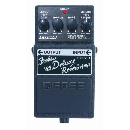 Boss FDR-1 Fender '65 Deluxe Reverb педаль эмулятор для электрогитары Boss FDR-1 Fender '65 Deluxe Reverb педаль эмулятор для электрогитары