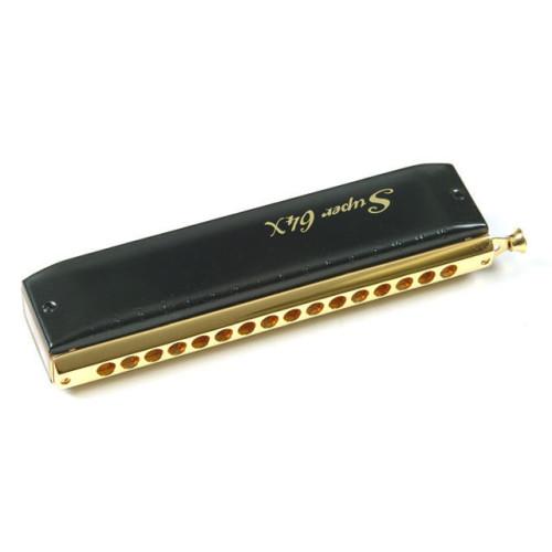 Hohner 7584 / 64 Super 64 X С (M758401) хроматическая губная гармошка в тональности C (''До''), 16 отв., 64 яз Hohner 7584 / 64 Super 64 X С (M758401) хроматическая губная гармошка в тональности C (''До''), 16 отв., 64 яз
