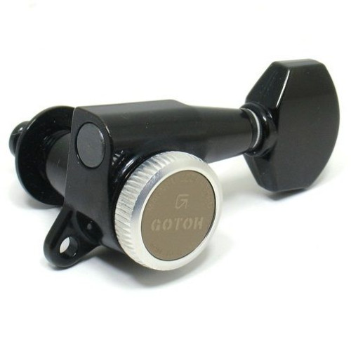 Gotoh SG381-MG-T-07-B-(R6) колки локовые, ручной зажим, 6 в линию реверс, черный Gotoh SG381-MG-T-07-B-(R6) колки локовые, ручной зажим, 6 в линию реверс, черный