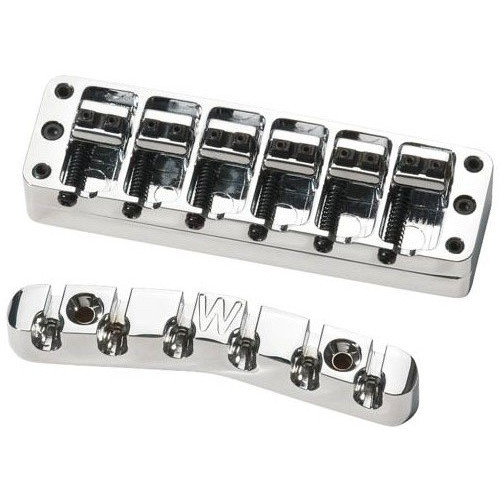 Warwick SP W 30158 6BN C бридж для бас гитары, цвет хром Warwick SP W 30158 6BN C бридж для бас гитары, цвет хром