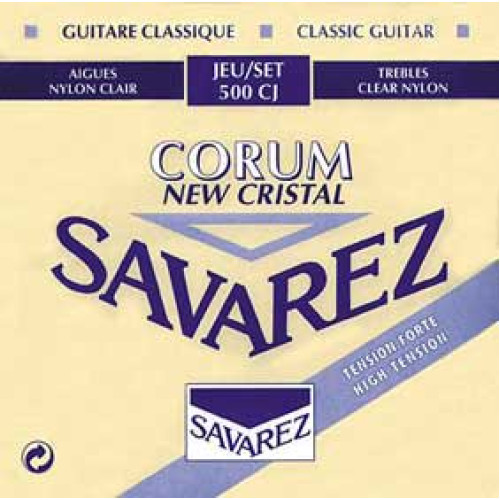 Savarez Ref 500CJ Corum New Cristal Blue high tension струны для классической гитары, нейлон Savarez Ref 500CJ Corum New Cristal Blue high tension струны для классической гитары, нейлон