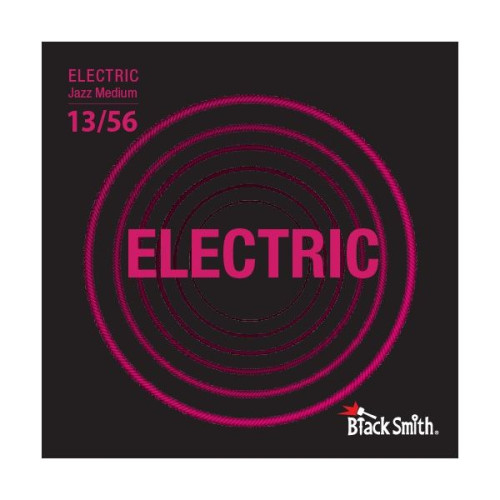 BlackSmith Electric Jazz Midium 13/56 струны для электрогитары, 13-56, намотка из никеля BlackSmith Electric Jazz Midium 13/56 струны для электрогитары, 13-56, намотка из никеля
