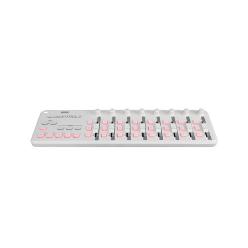 Korg Nanokontrol2 WH портативный USB-MIDI-контроллер, цвет белый Korg Nanokontrol2 WH портативный USB-MIDI-контроллер, цвет белый