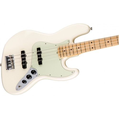 Fender AM Pro Jazz Bass MN OWT бас-гитара American Pro Jazz Bass, цвет олимпик уайт Fender AM Pro Jazz Bass MN OWT бас-гитара American Pro Jazz Bass, цвет олимпик уайт